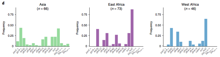 region gene prevalence
